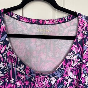 Lilly Pulitzer Women's Floral Dress - Pink and Blue